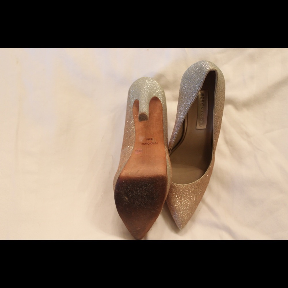 Ombré sparkle heel